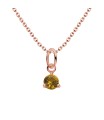 November Birthstone Silver Necklace SPE-5720
